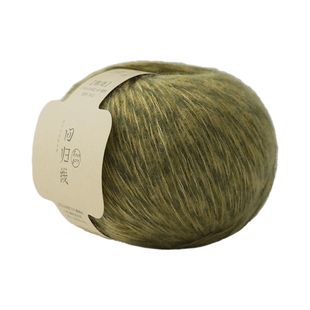 回归线锦岚 山羊绒桑蚕丝美利奴羊毛毛线团diy手工编织毛衣围巾线