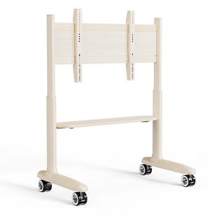 CABTE电视移动支架客厅奶油风移动储物电视柜推车50-100英寸通用