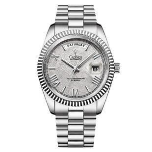 卡迪森手表男士机械表全自动防水日志型男表时尚十大潮流商务腕表