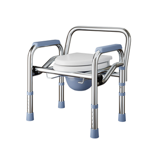 老年人坐便椅孕妇多功能浴室坐厕椅可折叠移动马桶坐便器农村用