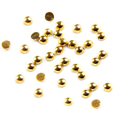 美甲电镀金属铆钉实心颗装超值