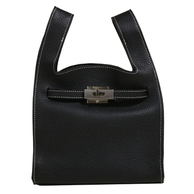 EZRO头层牛皮手提单肩斜挎购物袋