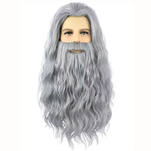 主宰者 复仇者联盟 胖雷神cos 中短卷发+胡子 cos假发