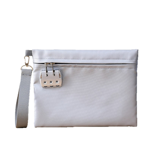 证件收纳包防火防水A4文件袋随身办公重要资料票据贵重物品防火袋