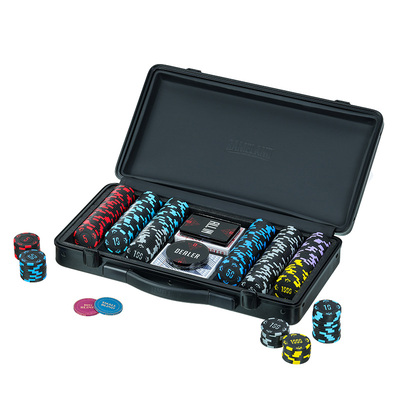 游戏大陆鲨鱼德州扑克筹码套装