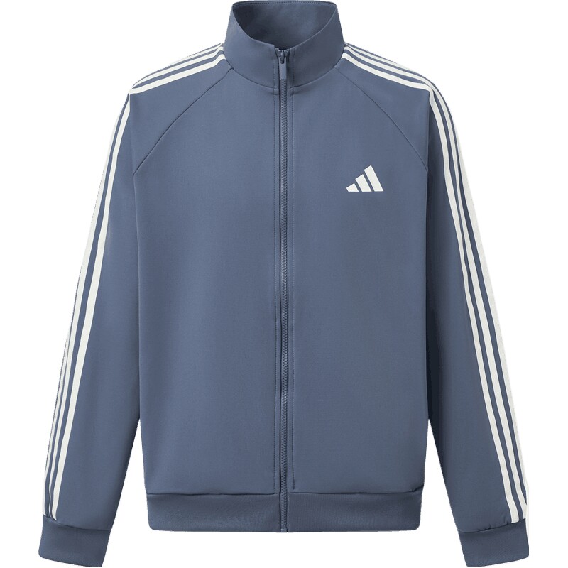 滔搏丨adidas阿迪达斯男子时尚潮流立领运动休闲夹克外套KX0483