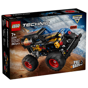LEGO乐高42219疯狂大脚怪回力车益智拼搭积木儿童玩具
