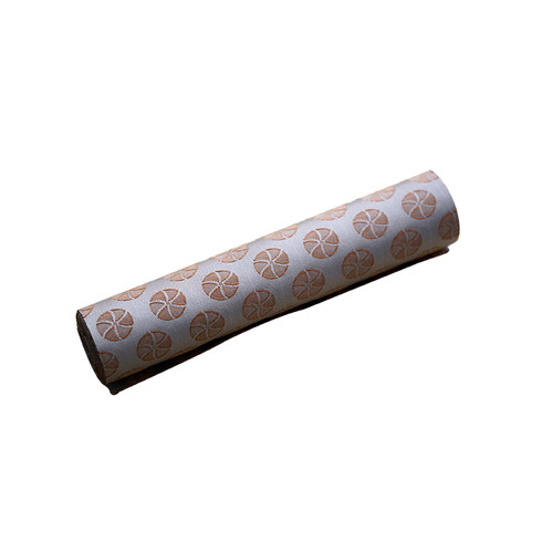 归云居 原创东方色系织锦荷叶纹茶席 2米3米长款桌旗 知舍出品