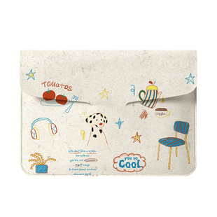 丛潇 cool小狗笔记本电脑内胆包适用华为matebook14保护套16寸联想小新pro13苹果macbook15.6翻盖平板包12寸