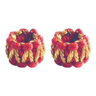 璎珞结平结线圈璎珞圈手工线圈diy手绳配饰配件制作拉环文玩拉圈