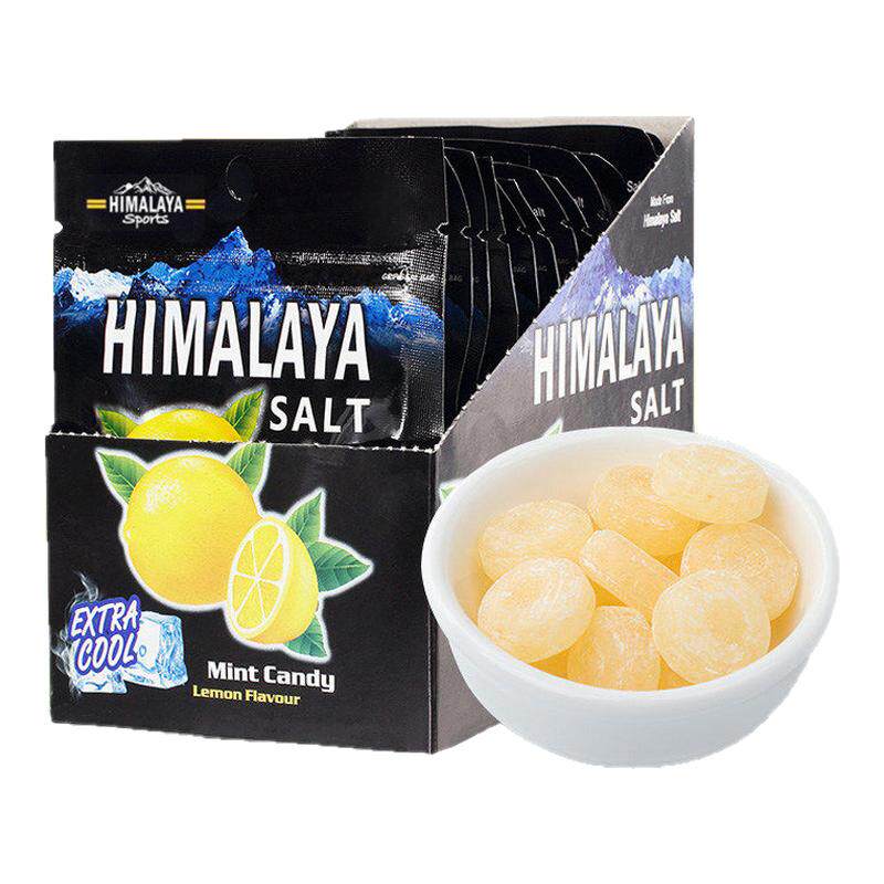 大马碧富牌马来西亚进口海盐薄荷咸柠檬味糖果清新润喉himalaya糖