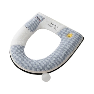 马桶垫坐垫冬季加厚家用马桶圈坐便套四季通用马桶盖垫子坐便器套