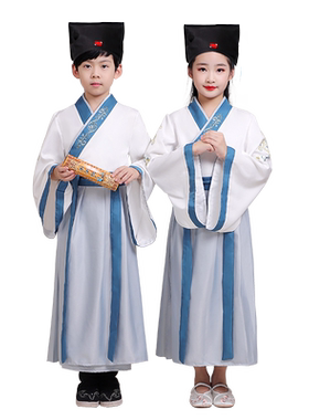 孔子故里园荷香艺梦儿童汉服书童