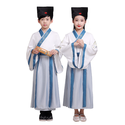 孔子故里园荷香艺梦儿童汉服书童