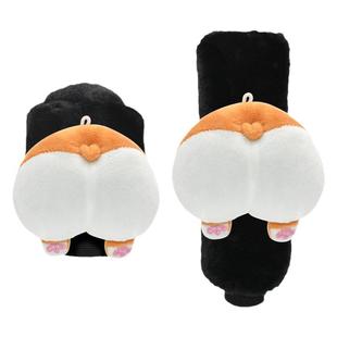 汽车档位套可爱卡通档把套冬季车内排挡套档杆套女装饰通用手刹套