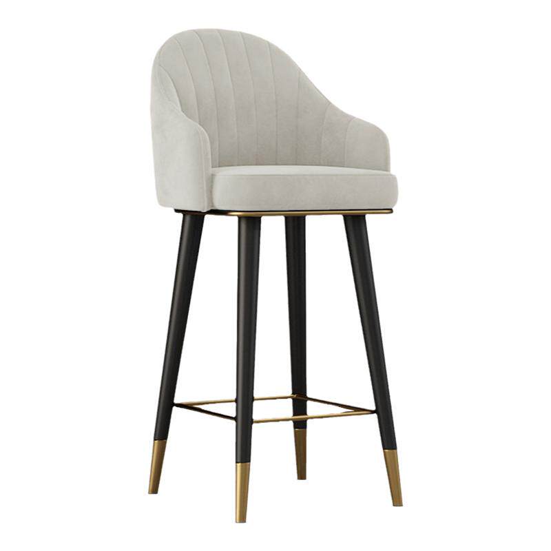 鑫展鹏旋转靠背轻奢椅子岛台吧椅