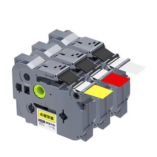 适用brother兄弟标签机色带12mm9 6 18 24 36mmE100B/115B标签带D200/D210标签纸18RZ P700 P900 300bt打印纸