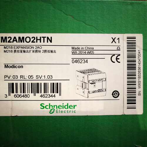 议价施耐德M218 TM2AMO2HTN PLC扩展模块2点模拟输出全新公司现货