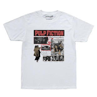Bad Taste坏品味低俗小说Pulp Fiction昆汀电影周边纯棉短袖男T恤