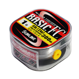 日本进口SUNLINE桑濑鱼线BASIC FC300米碳线路亚主线矶钓前导子线