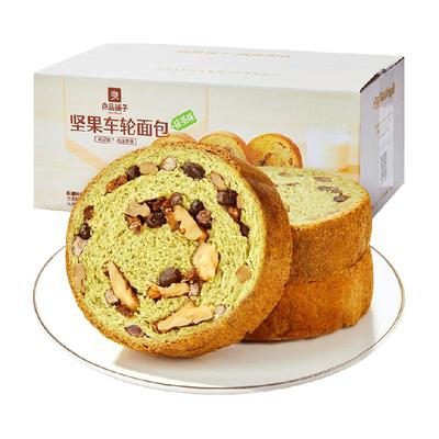 良品铺子抹茶味坚果面包500g
