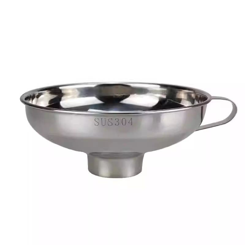不锈钢大口灌装分装神器灌肠漏斗