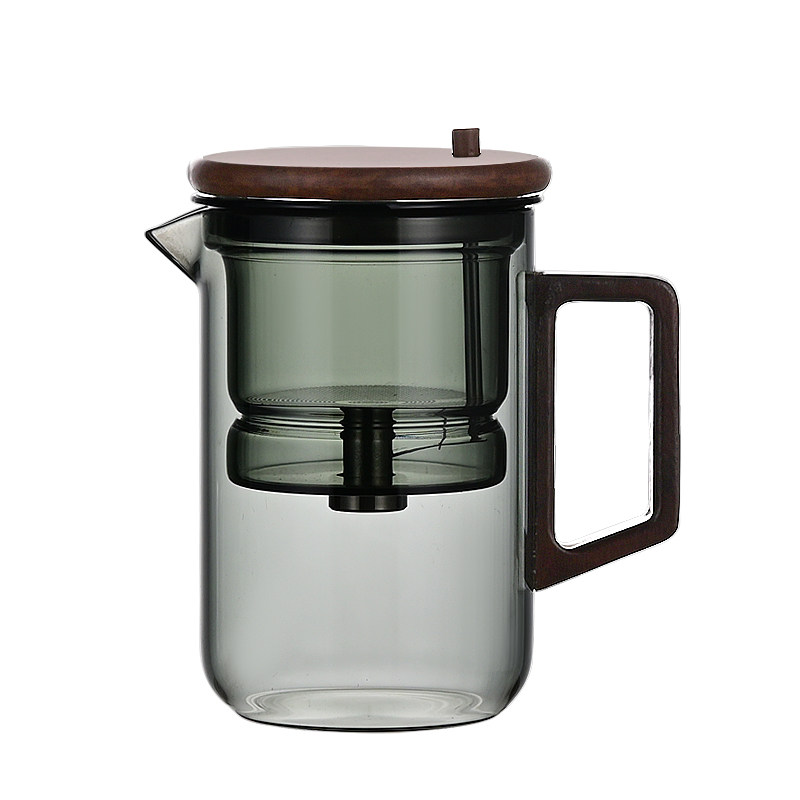 飘逸杯泡茶壶全玻璃内胆家用沏茶过滤按压式冲茶器茶水分离泡茶杯
