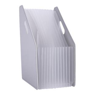 得力风琴包文件夹大容量文件收纳立式试卷收纳袋学生资料收纳册A4文件夹横式竖式手提风琴文件夹多功能多层