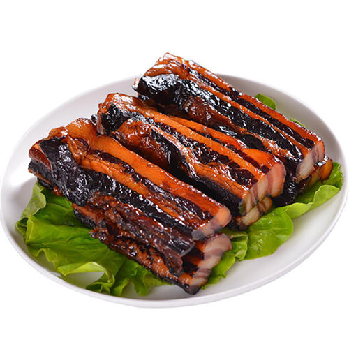 陕西烟熏猪肉腊肉精品后腿麻辣真空包装镇安晖哥腊肉特产礼盒500g