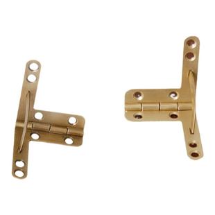 樟木箱子直角合页首饰盒90度铰链珠宝盒七字内装拉斤活叶纯铜合页