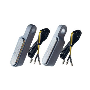 摩托车电动车改装双色流水LED手把转向灯行车灯小牛九号 前方向灯