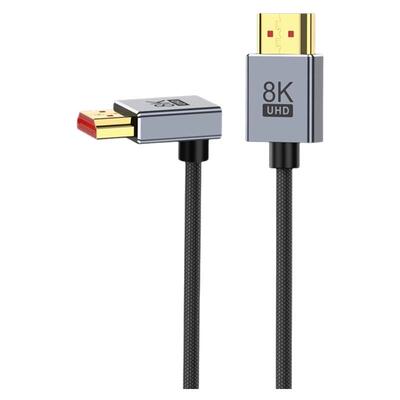 HDMI2.1弯头直角高清8k单反监视器电视电脑连接显示器投影仪4K240