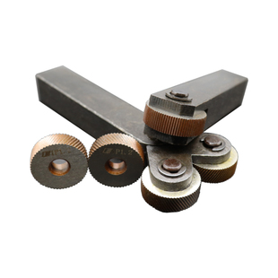 伟立信-滚花刀直纹车床压滚花轮网纹数控单轮双轮花刀杆刀架30度