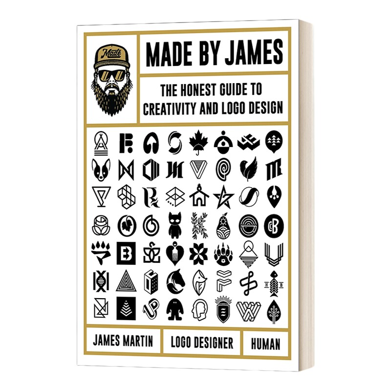 英文原版 Made by James The Honest Guide to Creativity and Logo Design由詹姆斯制造 创意标志设计的诚实指南 进口英语原版书