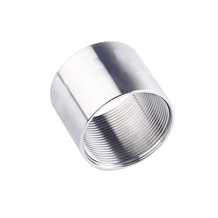 管内丝304不锈钢双头内螺纹接头管子直接内牙丝扣直通水管4分316