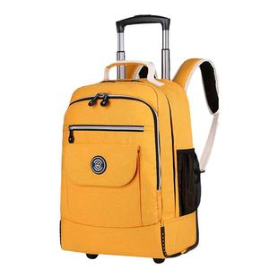 拉杆书包中学生大容量双肩背拉杆包男小学生初中生带轮子儿童背包