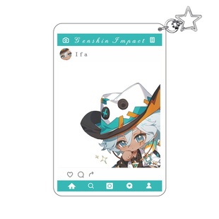 原神透卡合影卡瓦雷莎伊法爱可菲夹层挂件钥匙扣同人游戏周边谷子