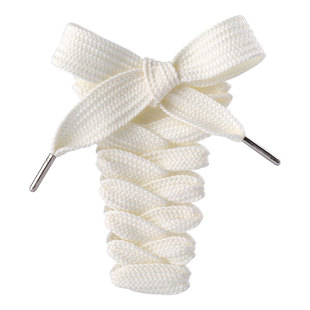 德训鞋2cm宽鞋带扁平超宽女款米白色宽鞋带纯棉双层男黑白色