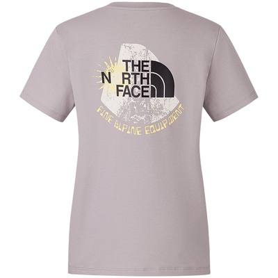 北面女印花速干短袖T恤