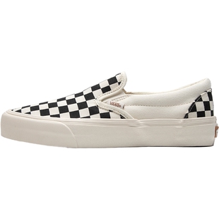 Vans范斯Slip On VR3黑白棋盘格低帮一脚穿男女帆布鞋VN0007NC1KP