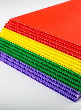 工业行家选东莞PP塑料中空板黑色防静电中空板刀卡隔板防潮万通板