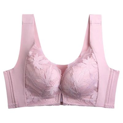 法国趣安芬文胸前扣宽肩带内衣女