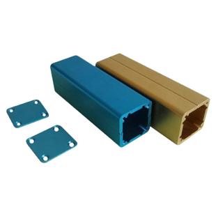 铝盒 铝型材外壳体 DIY铝合金盒子电子外壳 铝壳体 25x25