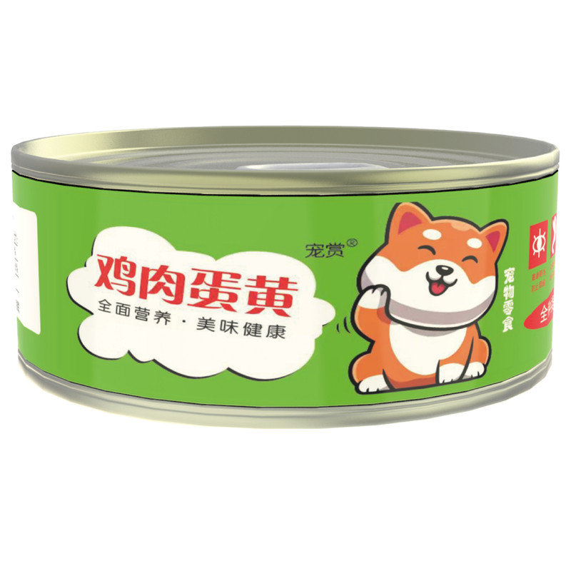 宠赏鸡蛋黄补水美毛防泪痕罐头