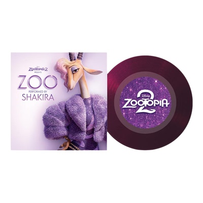 美版进口 Shakira狼姐 疯狂动物城2电影原声带OST 紫胶LP黑胶唱片