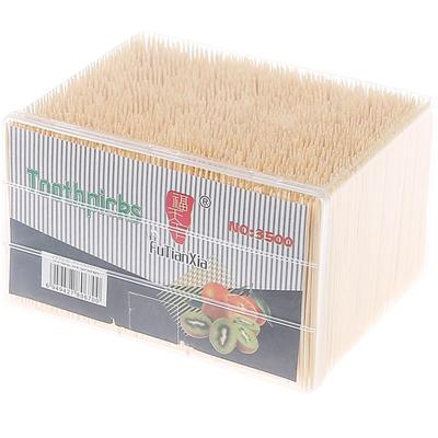 3500支一次性盒装竹子吃水果牙签