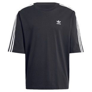 阿迪达斯（adidas）简约logo宽松休闲运动短袖IZ1832
