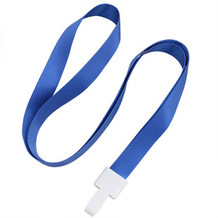 一体式挂扣胸卡绳证件挂绳吊绳10/15mm不易脱扣展会绳 定制印字