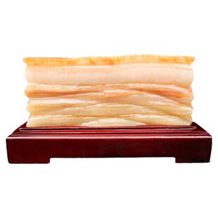 猪肉石天然肉石广西柳州红烧肉腊肉五花肉摆件24*12*10cm4700g