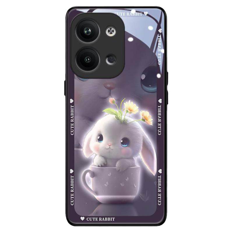 发光茶兔子适用于三星s24来电发光手机壳s23+保护套ultra情侣款玻璃A52外壳女s21+全包galaxys20高级